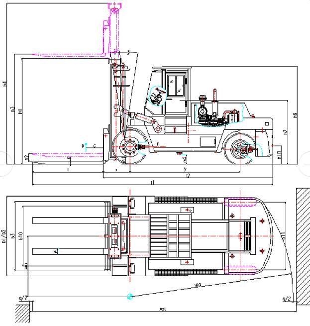 20 tonna Forklift 20 Ton Forklift