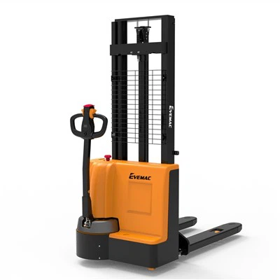 3000mm 1000kg 2200lbs elektr Walkie stacker Lityum batareya to'plami va oson boshqarish