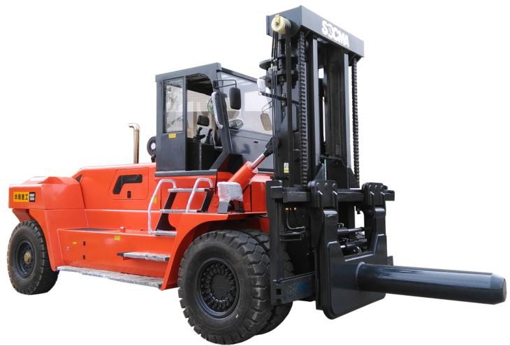 Po'lat rulonli tashish uchun 30T og'ir yuk dizel forklift