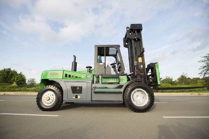 16 tonna og'ir yukli forkliftni ijaraga olish uchun yuk mashinasi forklift