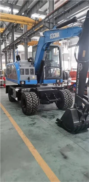 Batareya quvvatiga ega 12T g'ildirak qazuvchi