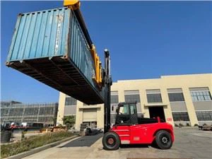 16 tonnalik forklift bo'sh konteyner uchun konteyner qisqichini biriktirish